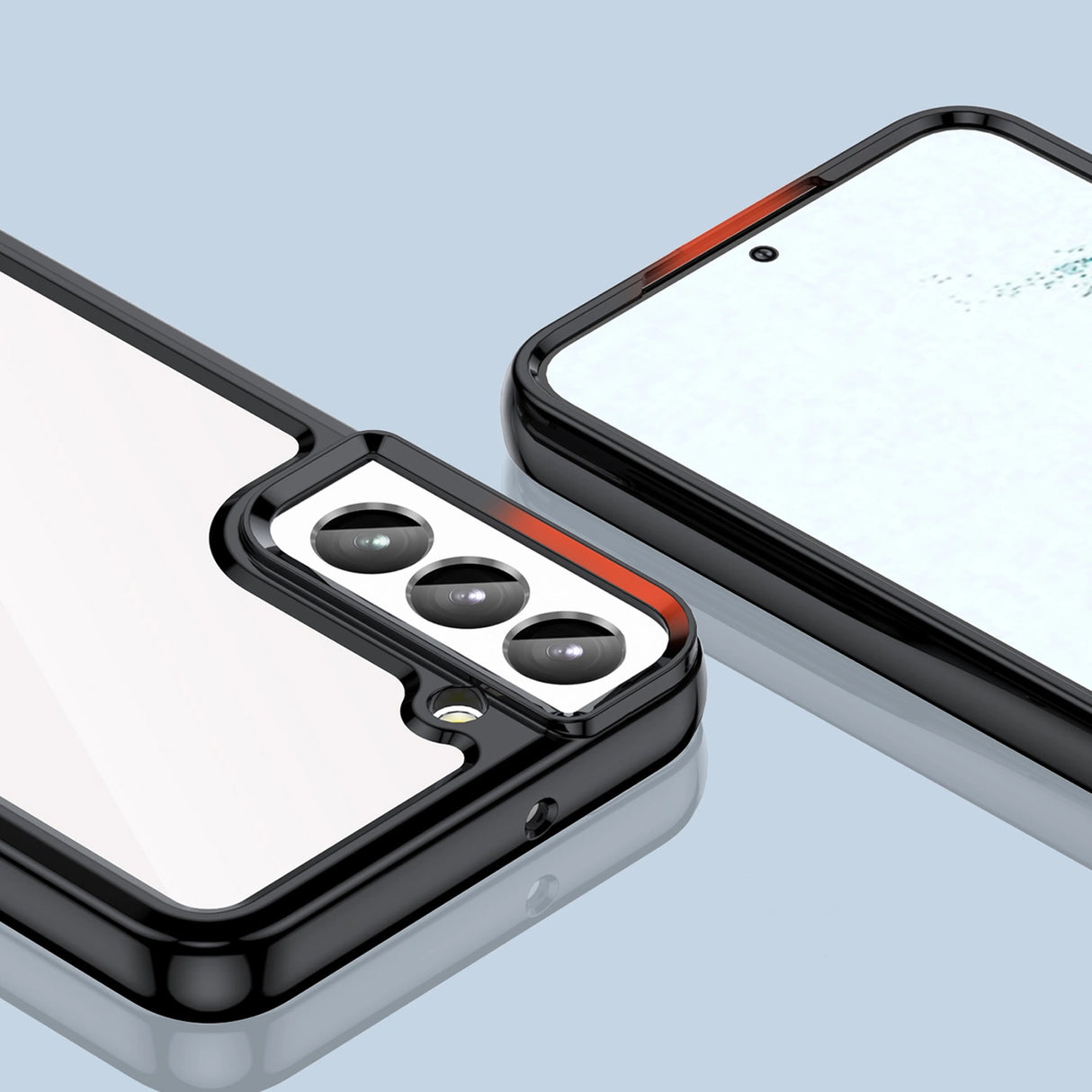 Outer Space Case til Samsung Galaxy S23+ cover med en fleksibel ramme sort