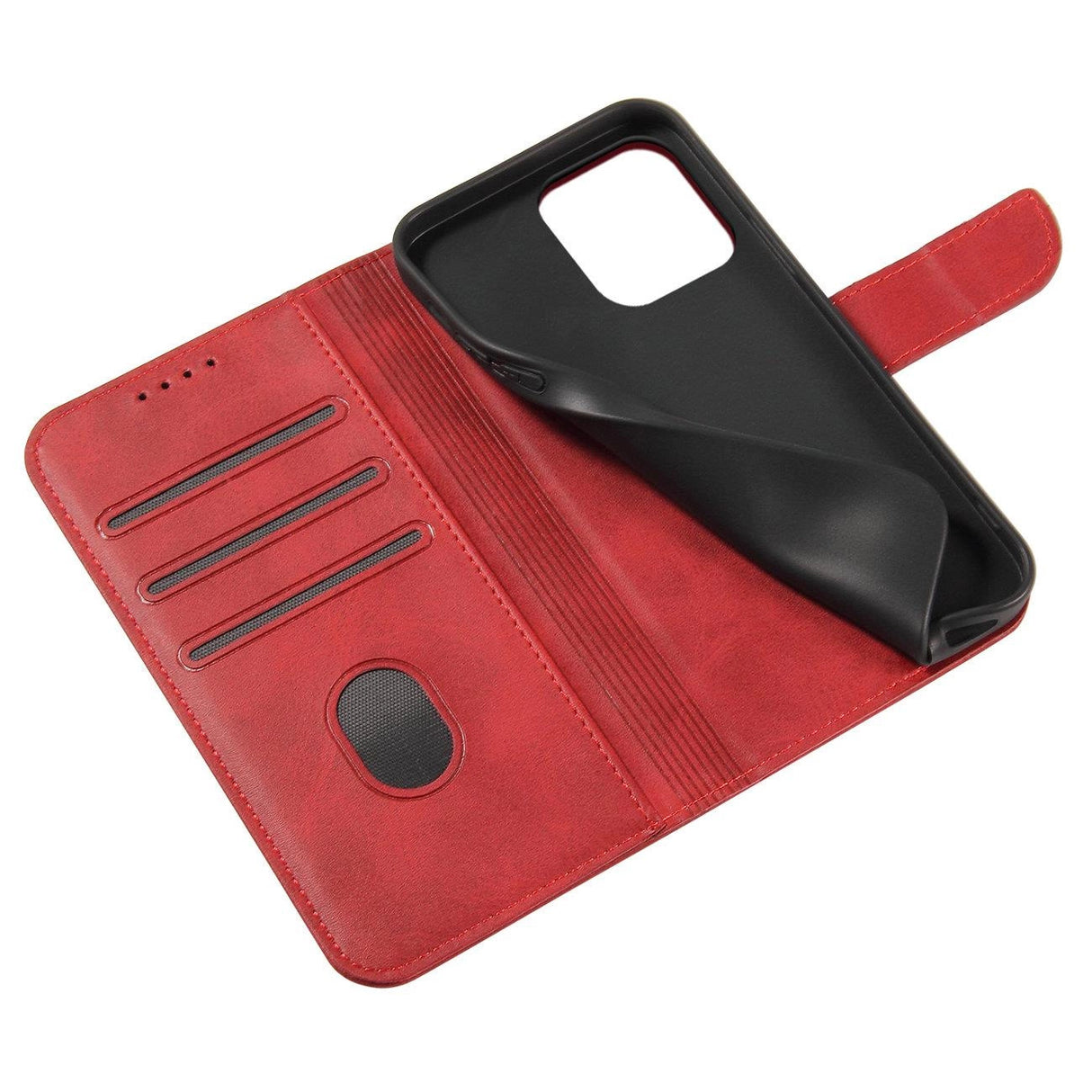 Magnet Case for Samsung Galaxy S23 cover med flip wallet stand rød