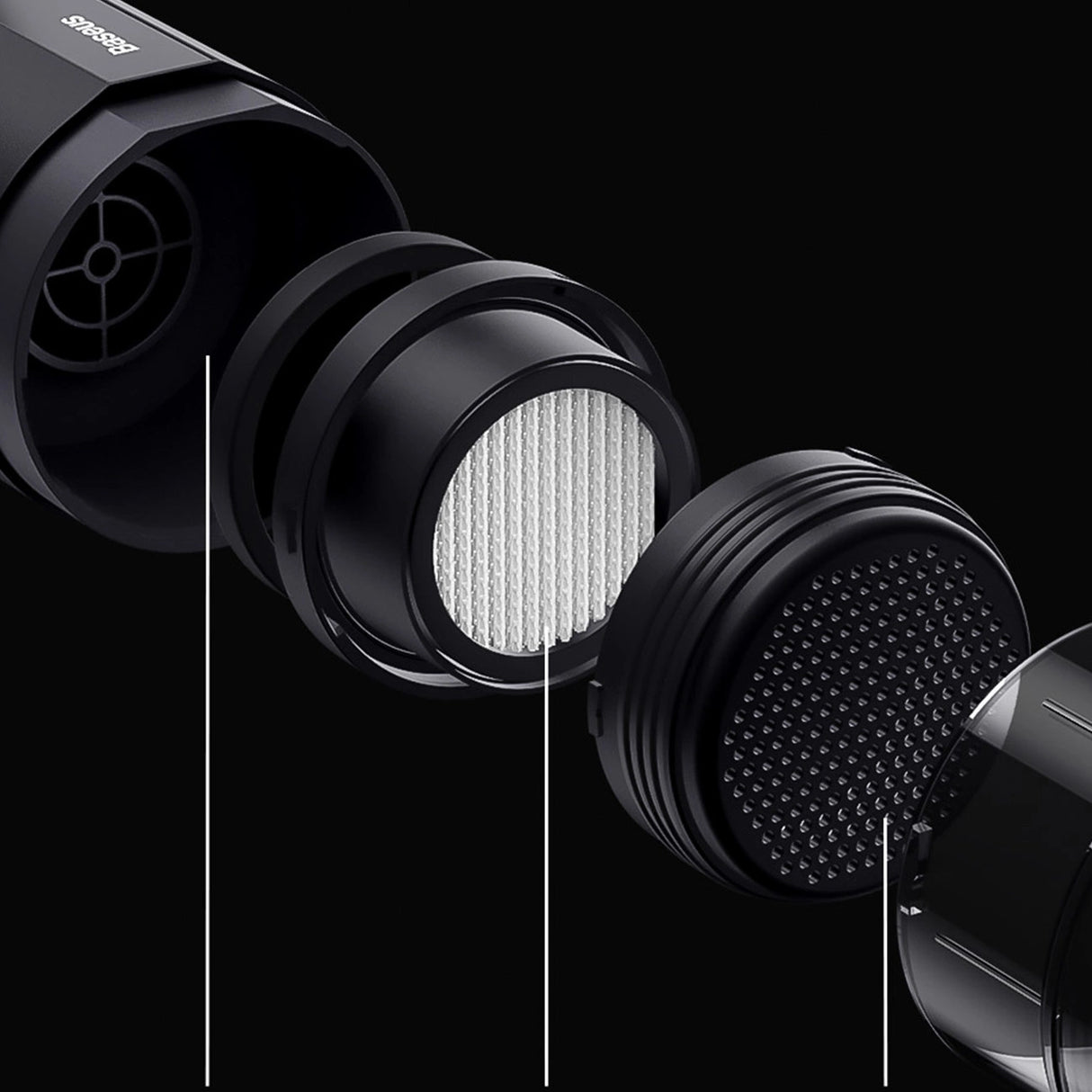 Bilstøvsuger 6000Pa 80W Baseus A2Pro - hvid