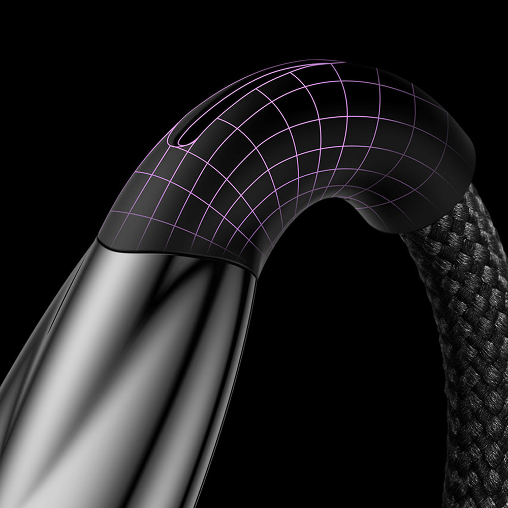 Baseus Glimmer Series Hurtig opladningskabel USB-A - USB-C 100W 480Mbps 1m sort