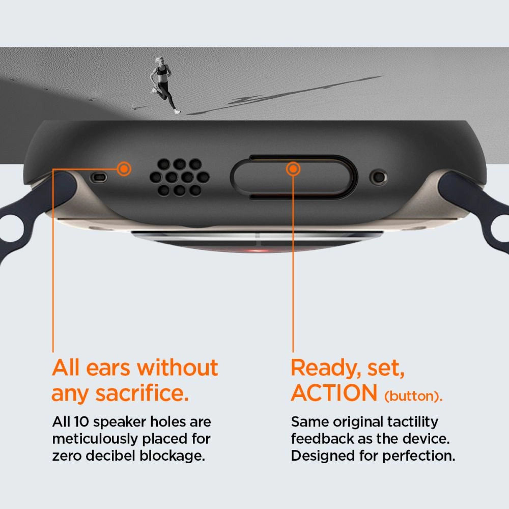 Spigen Thin Fit Case for Apple Watch Ultra (49mm) - Black