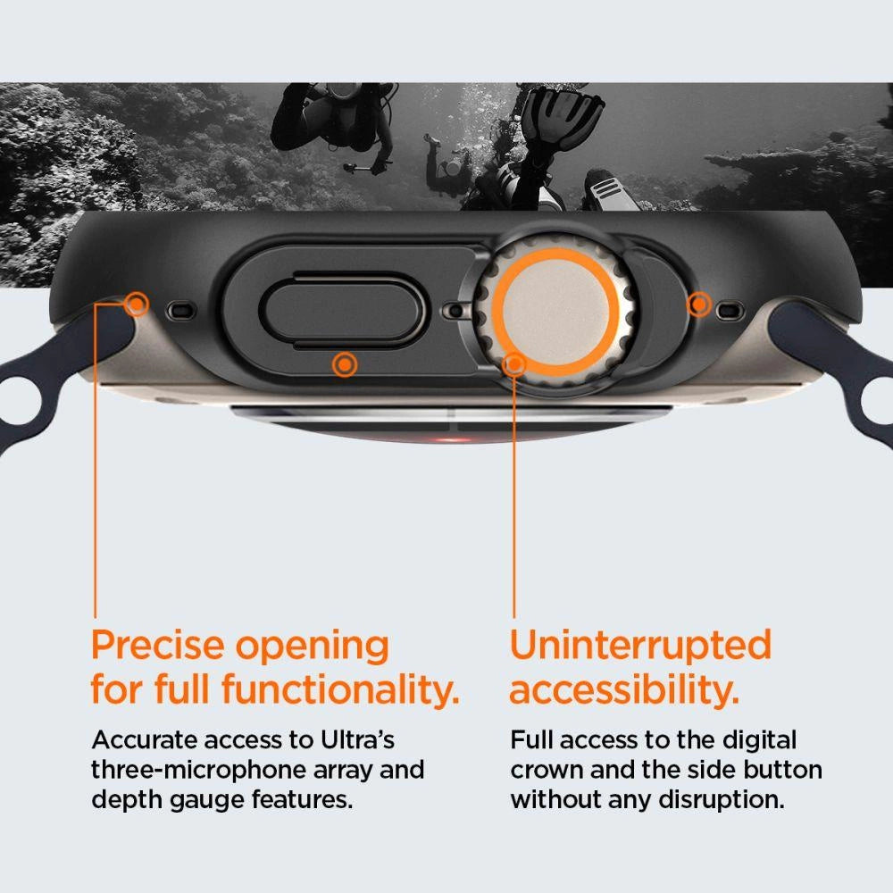 Spigen Thin Fit Case for Apple Watch Ultra (49mm) - Black