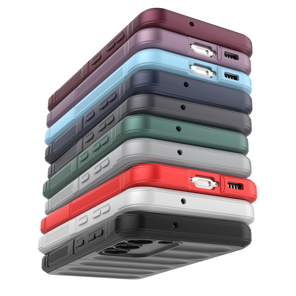 Magic Shield Case til Samsung Galaxy S23+ fleksible pansrede cover blå