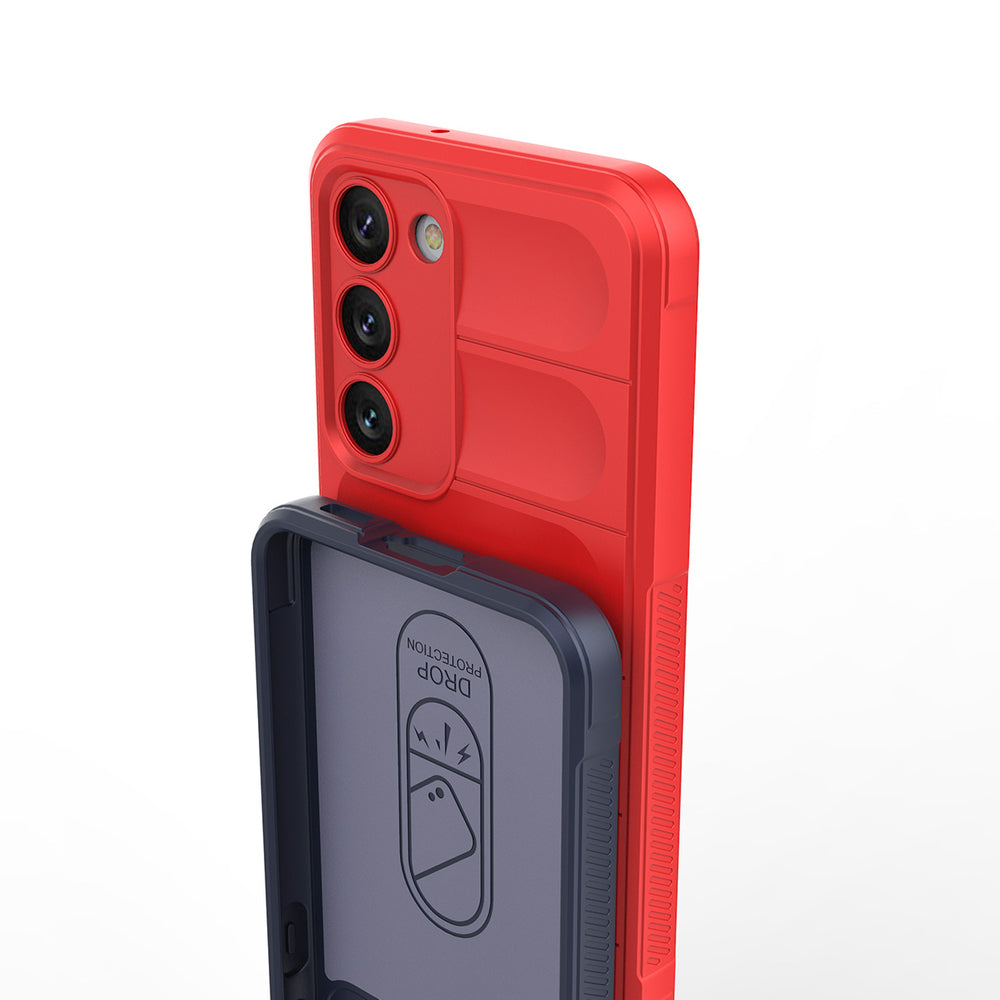 Magic Shield Case til Samsung Galaxy S23+ fleksible pansrede cover blå