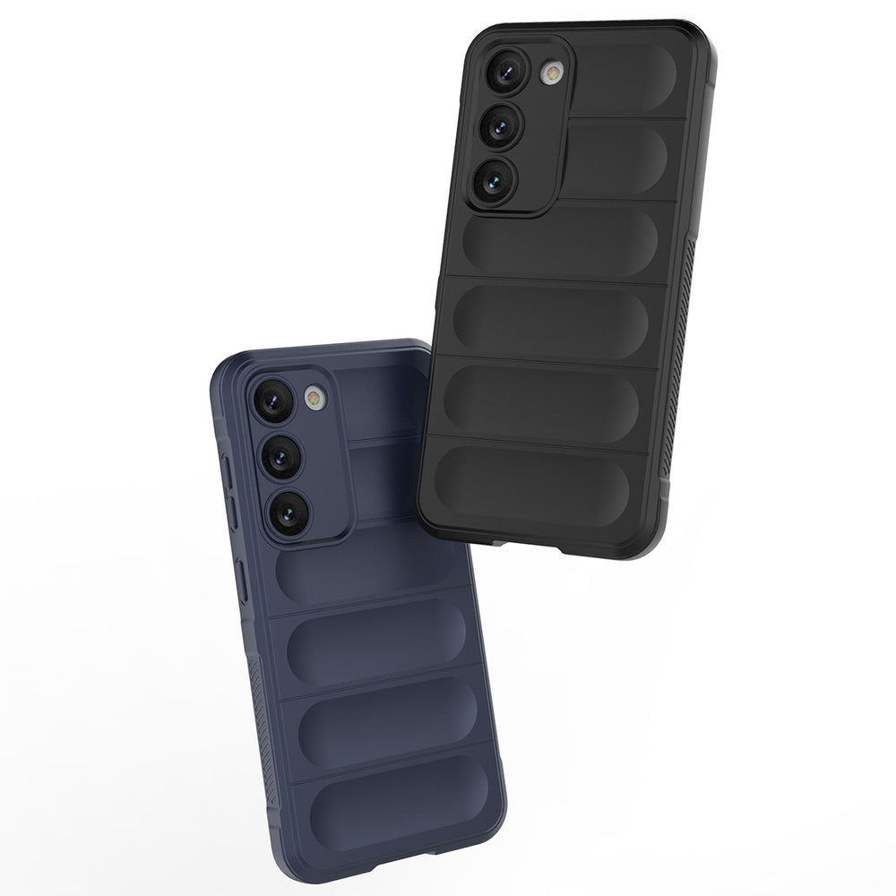 Magic Shield Case til Samsung Galaxy S23+ fleksible pansrede cover blå