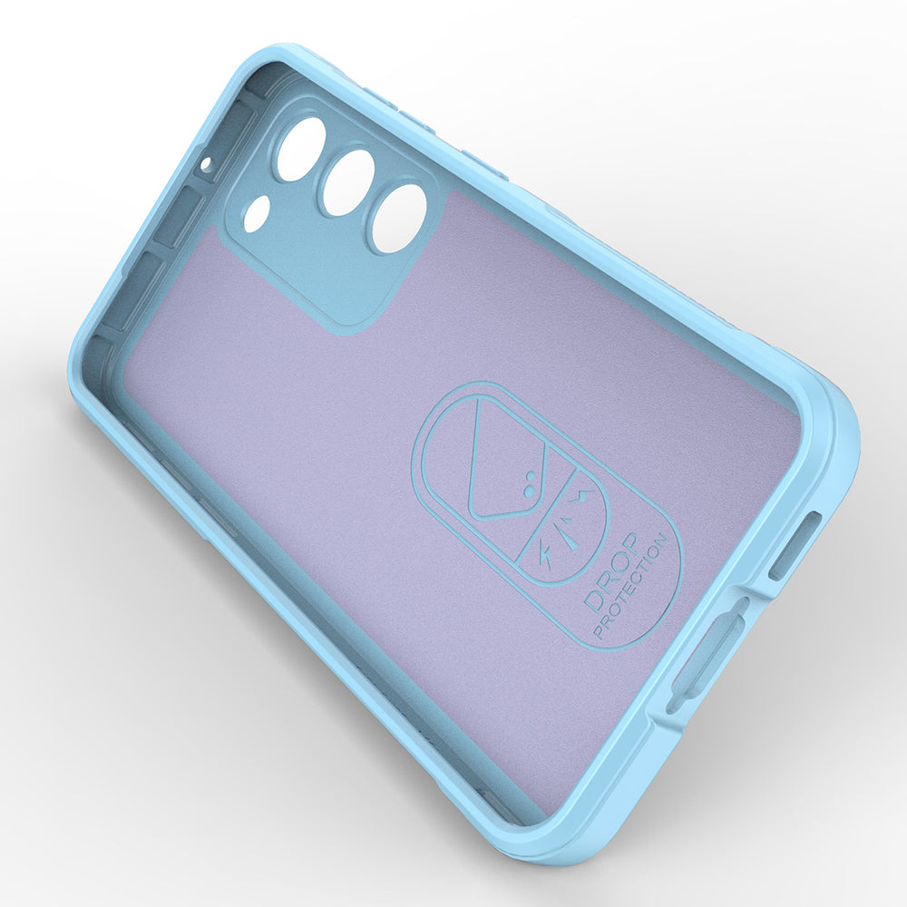 Magic Shield Case til Samsung Galaxy S23+ fleksible pansrede cover blå