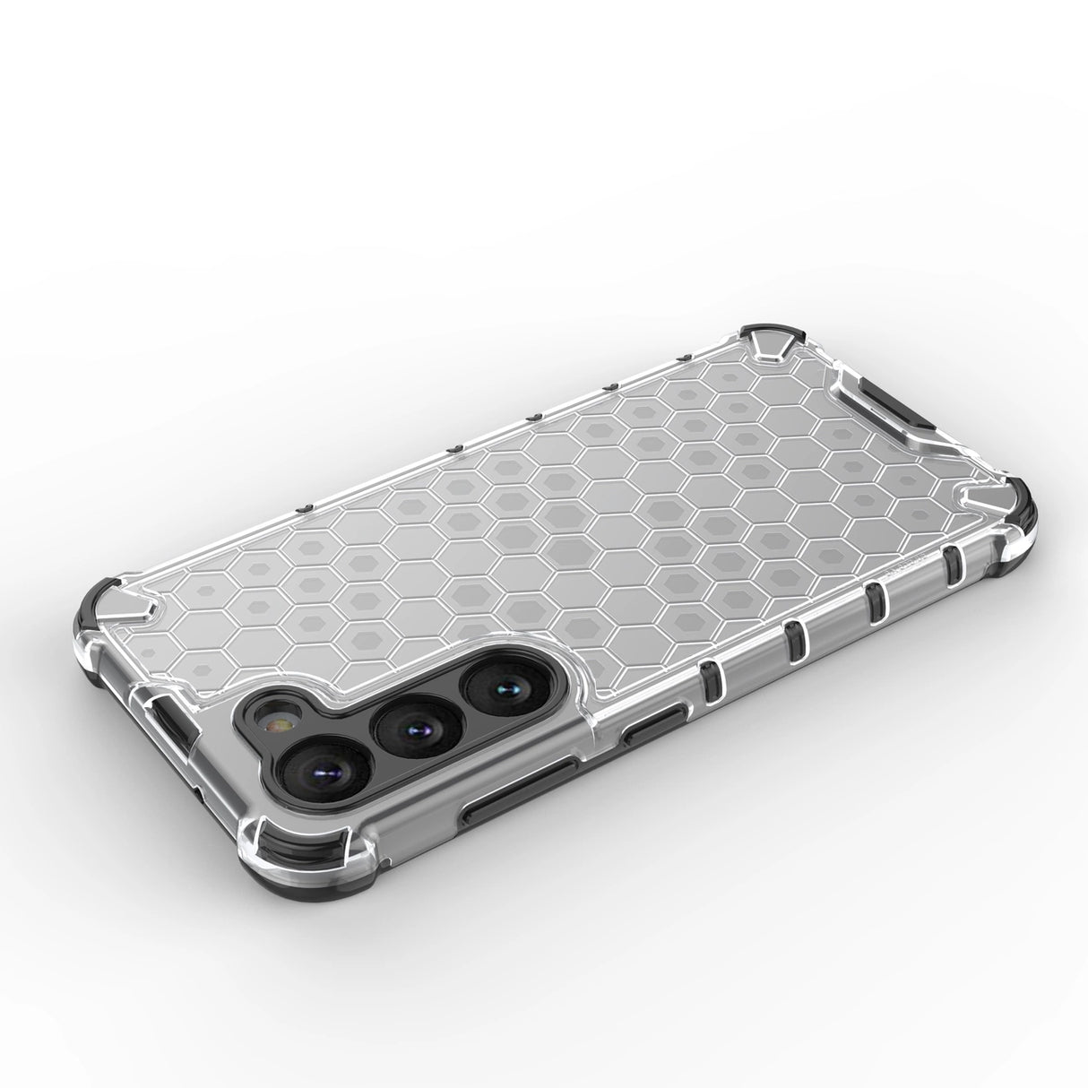 Honeycomb case til Samsung Galaxy S23 pansret hybrid cover sort