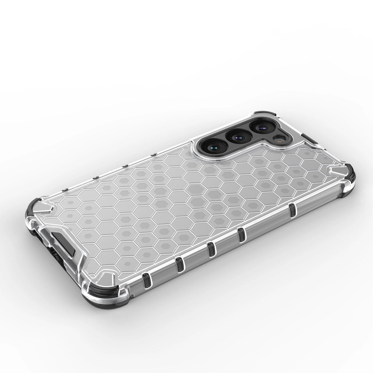 Honeycomb case til Samsung Galaxy S23 pansret hybrid cover sort