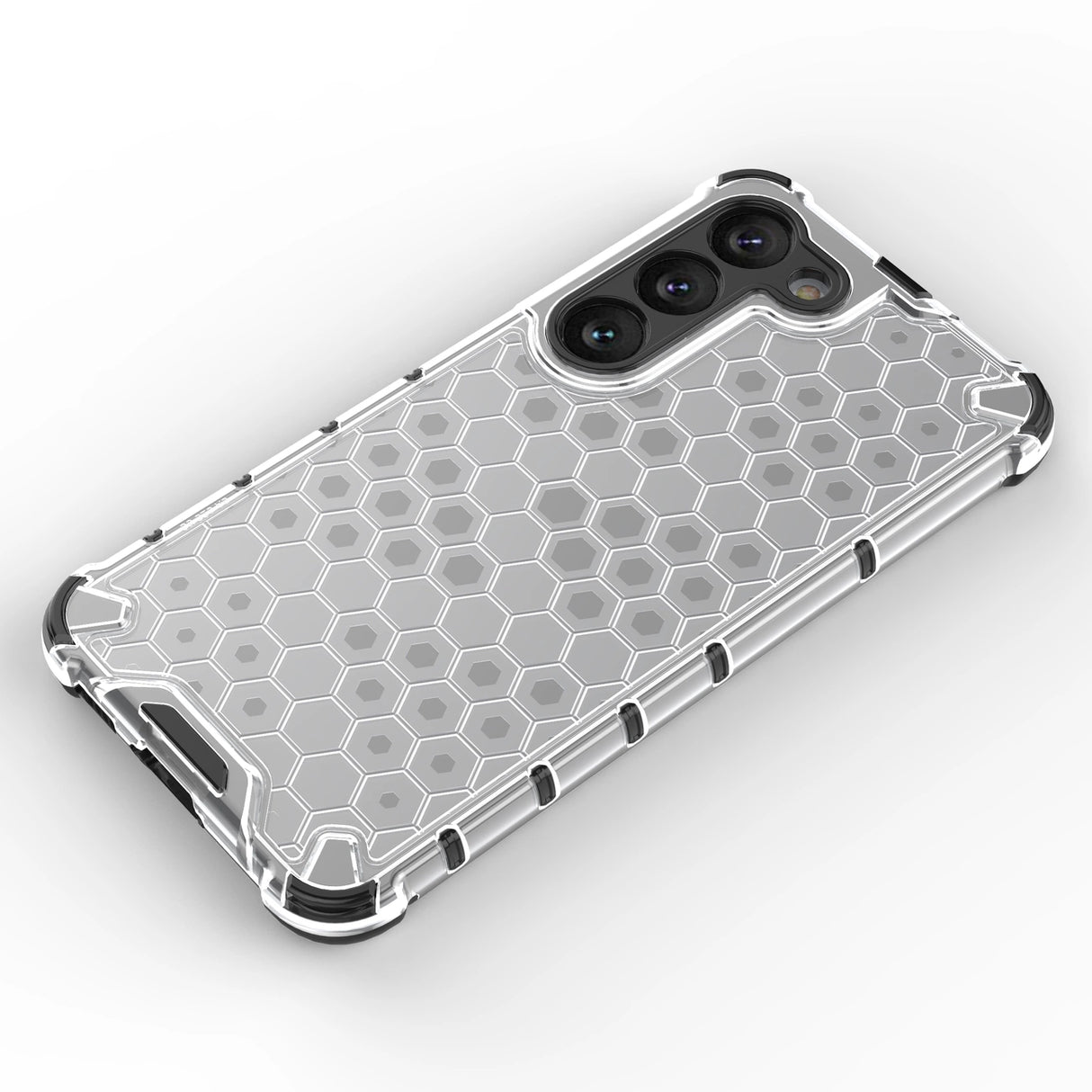 Honeycomb case til Samsung Galaxy S23 pansret hybrid cover sort