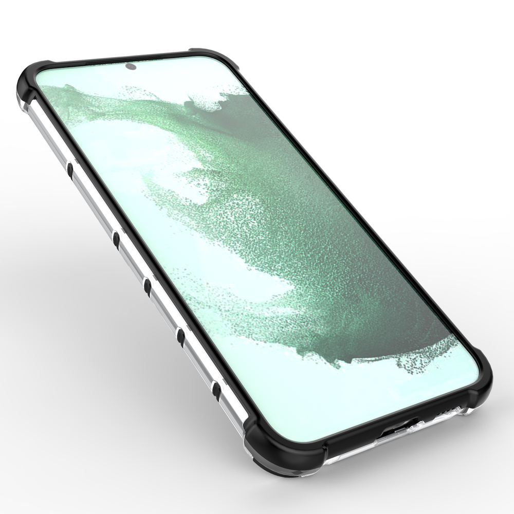 Honeycomb case til Samsung Galaxy S23+ pansret hybrid cover sort