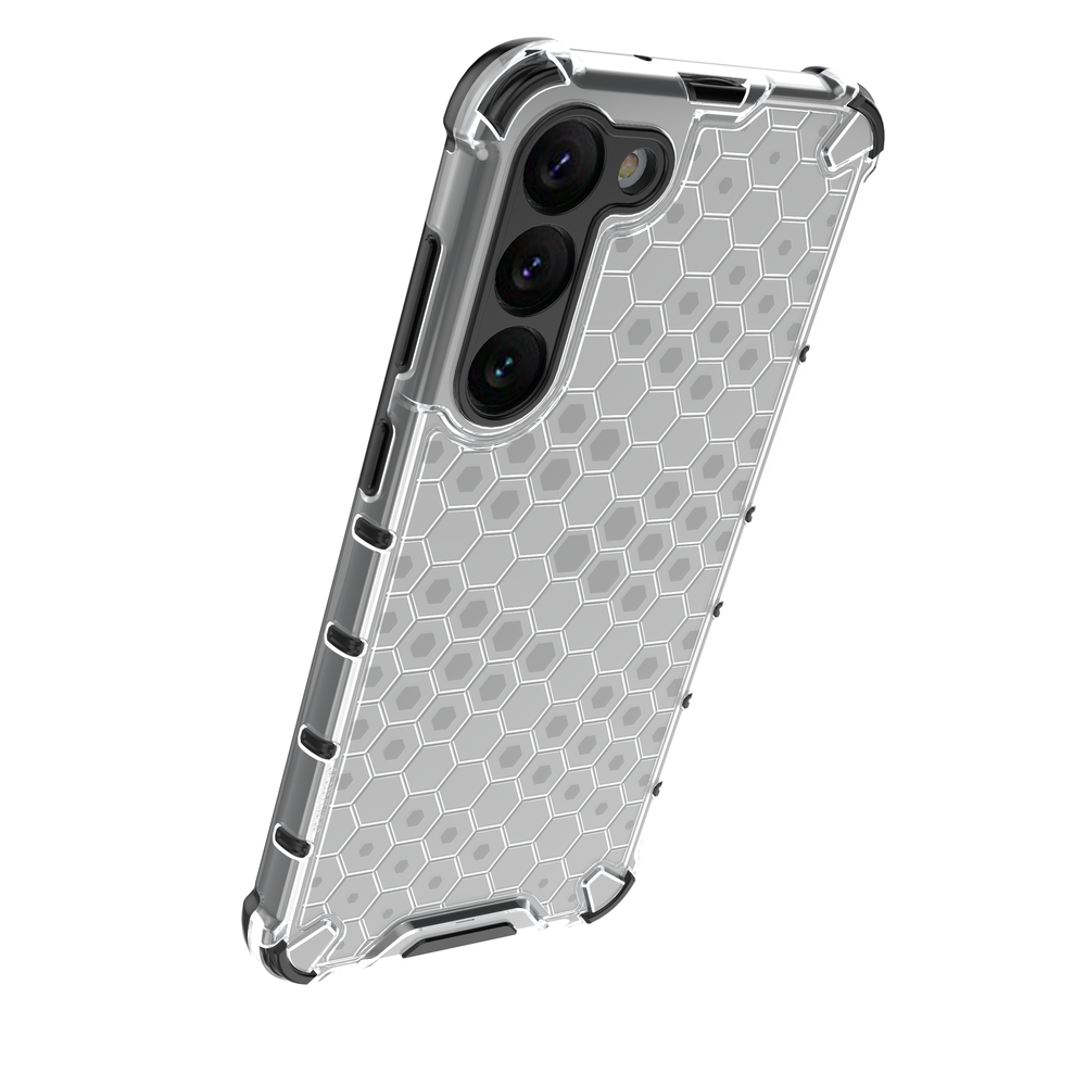 Honeycomb case til Samsung Galaxy S23+ pansret hybrid cover sort