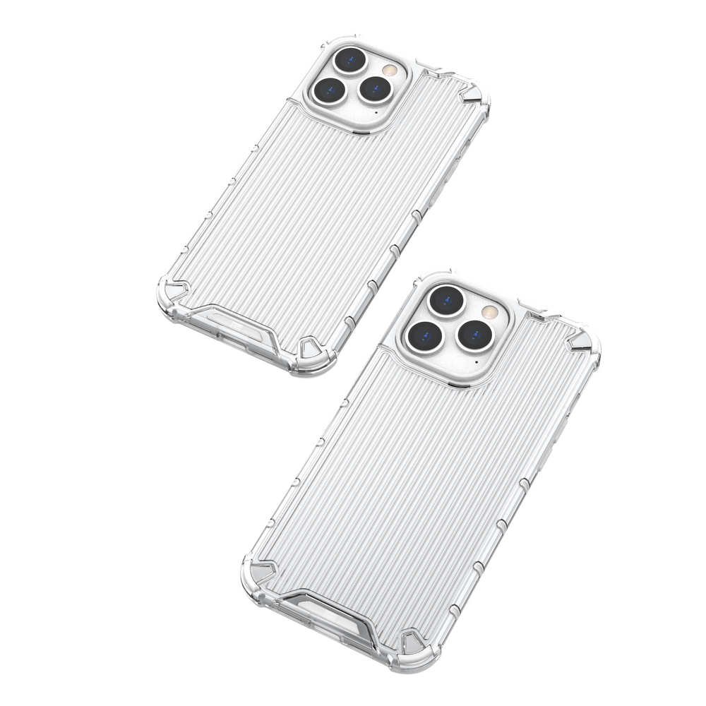 Ombre Protect Case til iPhone 13 Pro pansret cover lyserød og blå