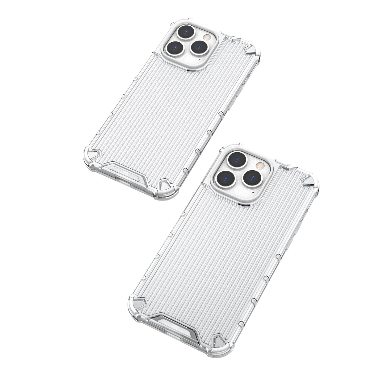 Ombre Protect Case for iPhone 13 Pro Max lyserød og blå pansret sag