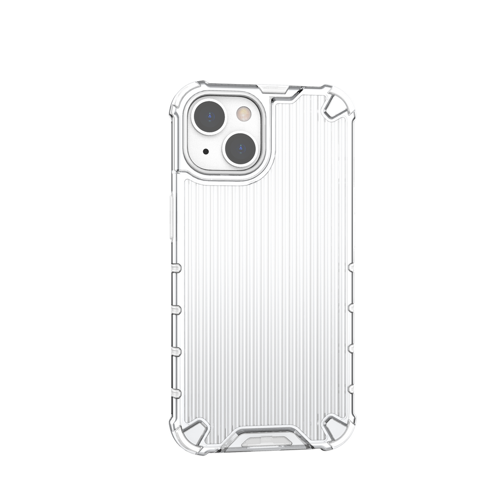 Ombre Protect Case for iPhone 14 lyserød og blå pansret sag