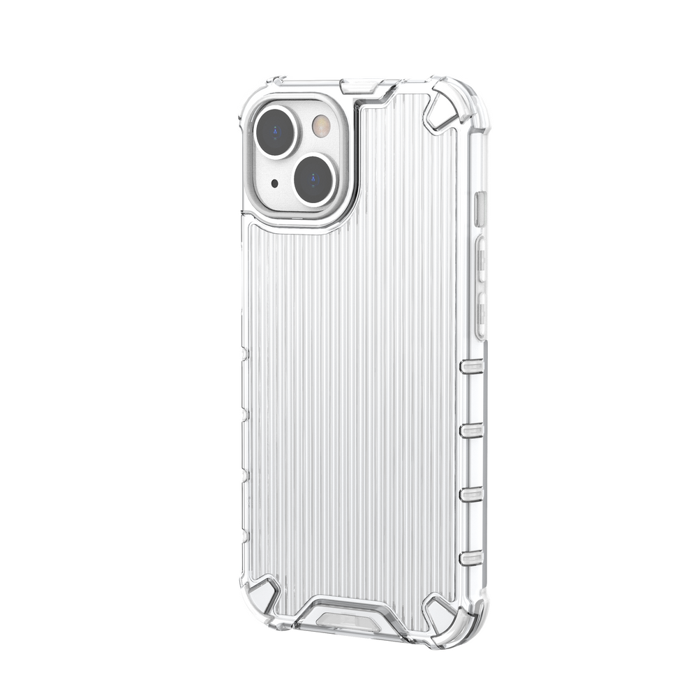 Ombre Protect Case for iPhone 14 lyserød og blå pansret sag