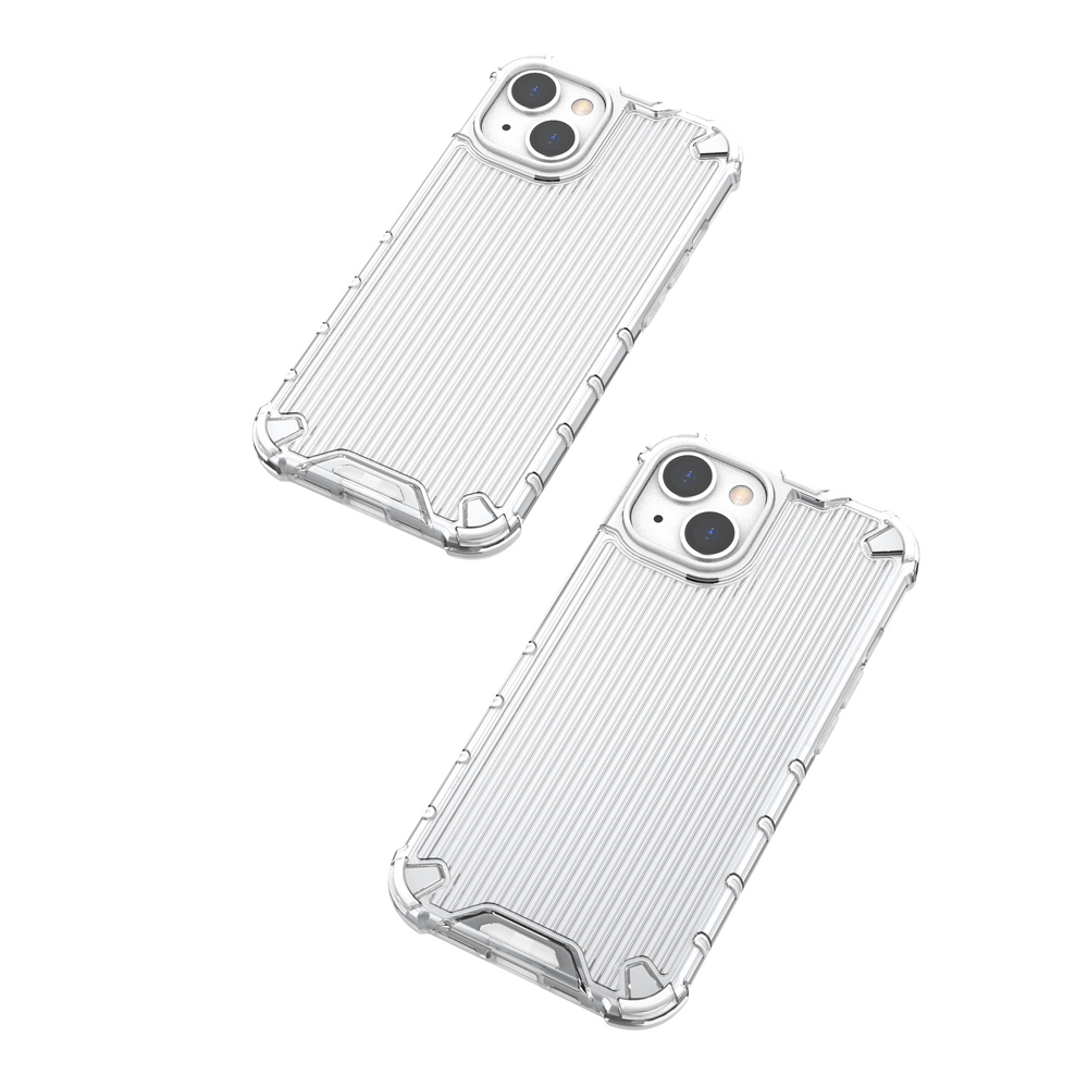 Ombre Protect Case for iPhone 14 lyserød og blå pansret sag