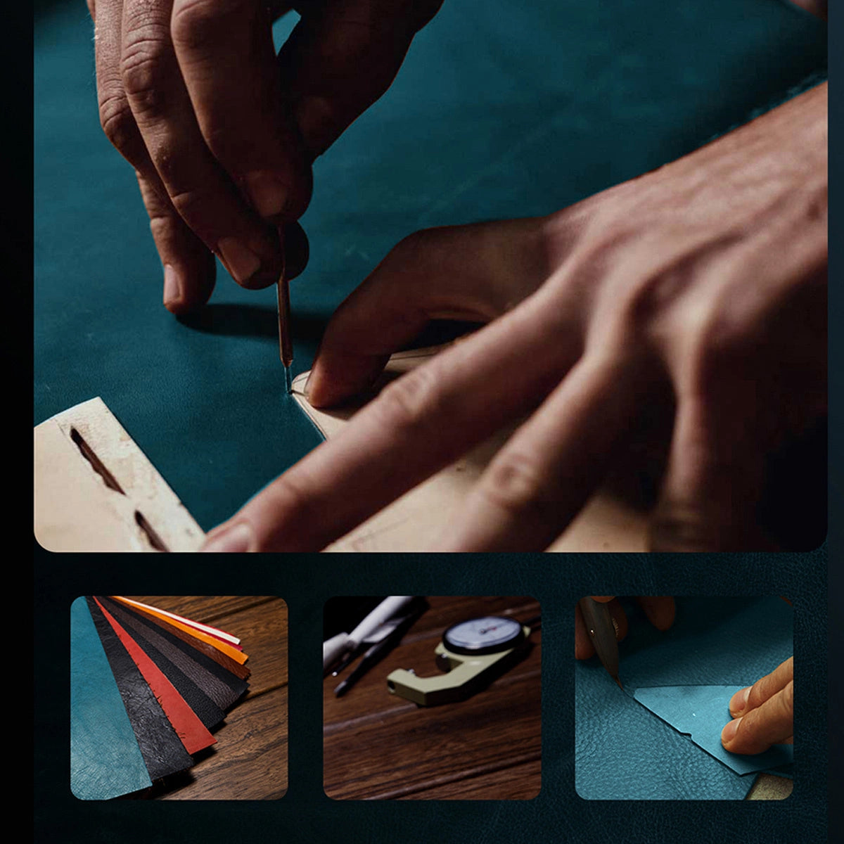 Sleep Case Pro-hylster til Samsung Galaxy S23+ med flip stand blå