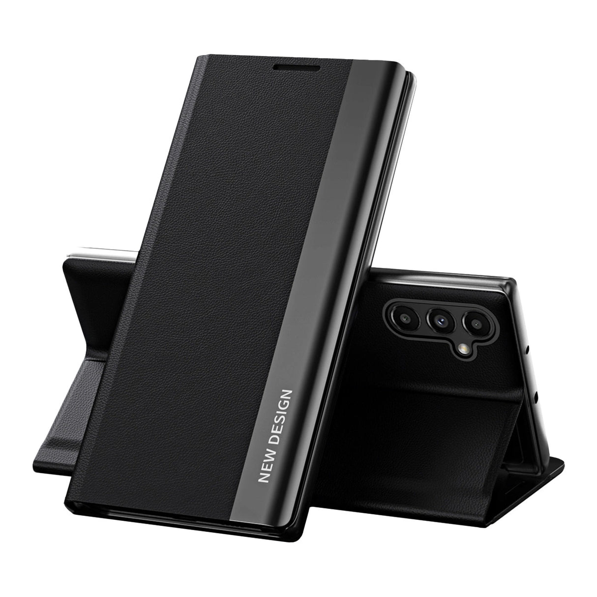 Sleep Case Pro-hylster til Samsung Galaxy A13 med flip stand sort
