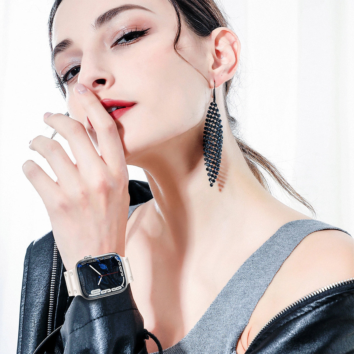 Strap Triple Protection til Apple Watch 38 / 40 / 41 mm armbåndsrem - sort