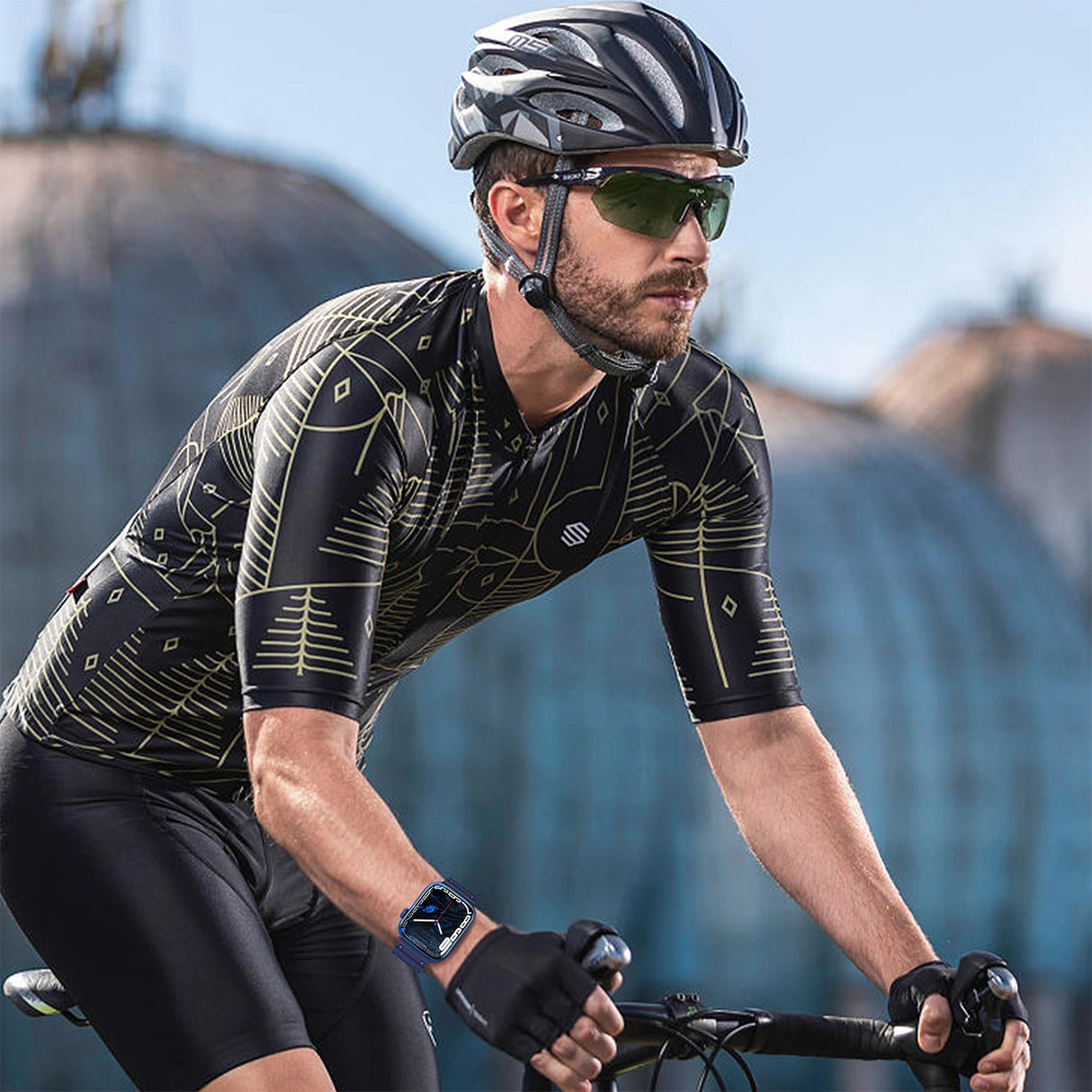 Strap Triple Protection til Apple Watch 38 / 40 / 41 mm armbåndsrem - sort