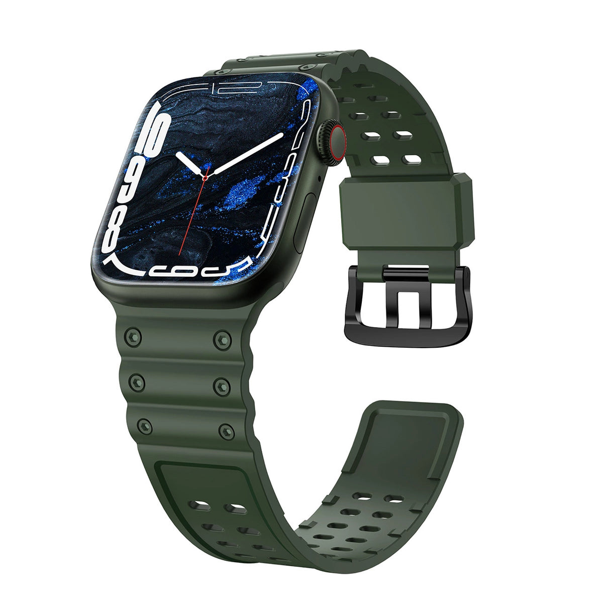Strap Triple Protection til Apple Watch 38 / 40 / 41 mm band armbånd - grøn