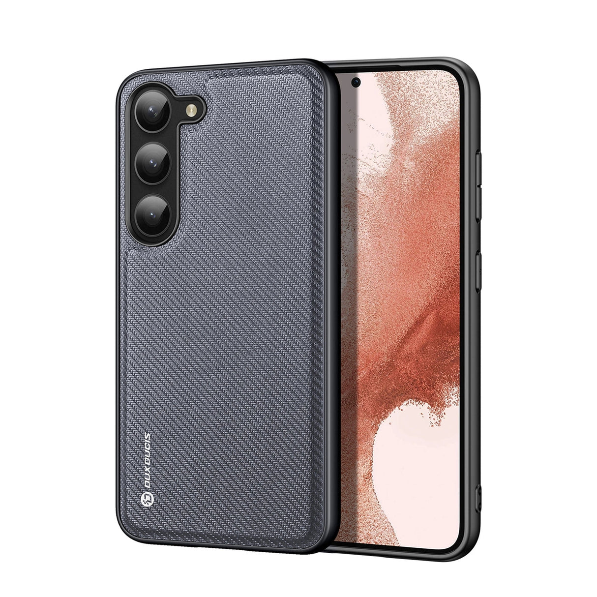 Dux Ducis Fino case Samsung Galaxy S23+ cover med silikon ramme grå