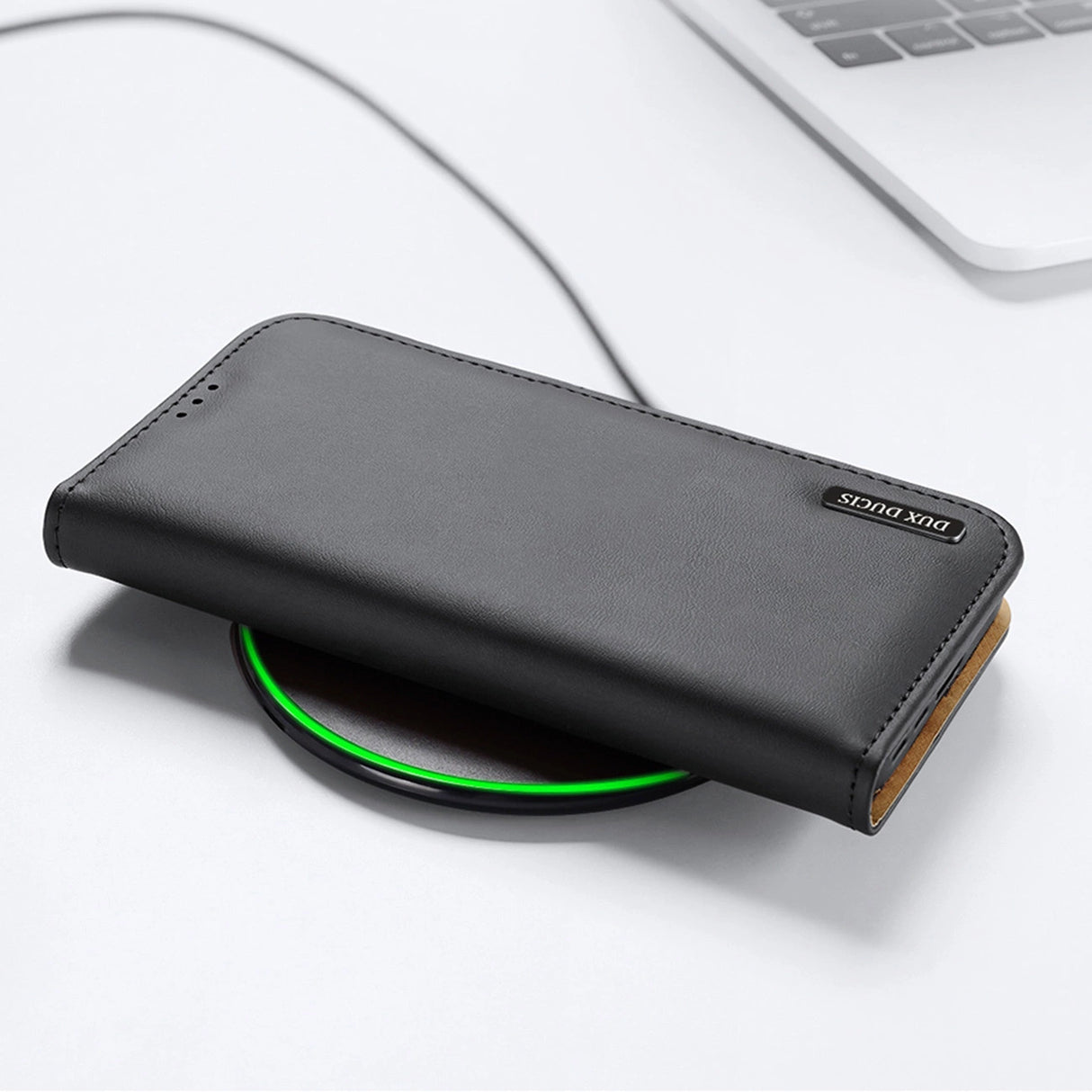 Dux Ducis Hivo case Samsung Galaxy S23+ flip cover tegnebog stand RFID blokering brun