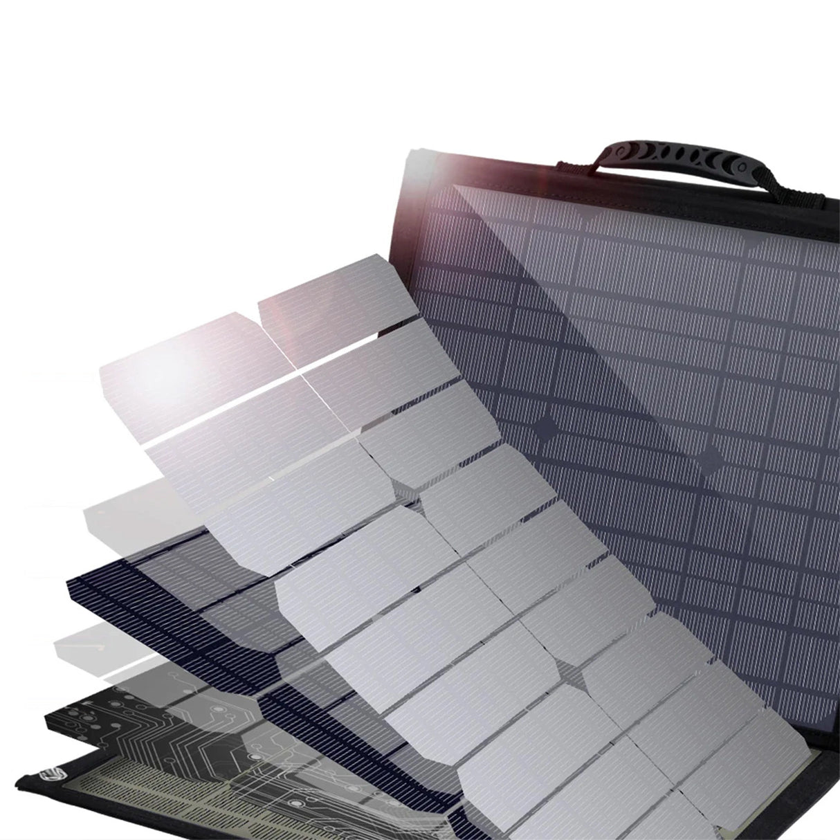 Choetech SC009-V2 solopladning 100W USB-C / 2x USB-A PD QC - sort