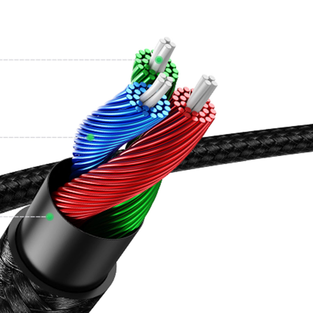 Ugreen AUX-lydkabel lige minijack 3,5 mm 1m blå (AV112)
