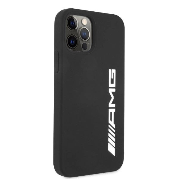 AMG Silicone Big Logo-hylster til iPhone 12 Pro Max - sort