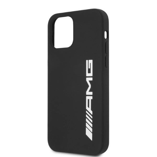 AMG Silicone Big Logo-hylster til iPhone 12 Pro Max - sort