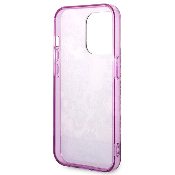 Guess Porcelæn Samlingscase til iPhone 14 Pro Max - fuchsia