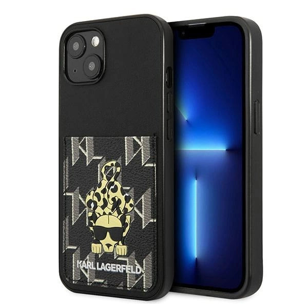 Karl Lagerfeld Karlimals Cardslot case til iPhone 13 - sort