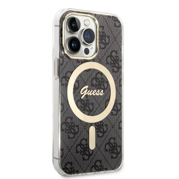 Set Guess GUBPP13XH4EACSK Case+ Charger iPhone 13 Pro Max sort/sort hard case 4G Print MagSafe