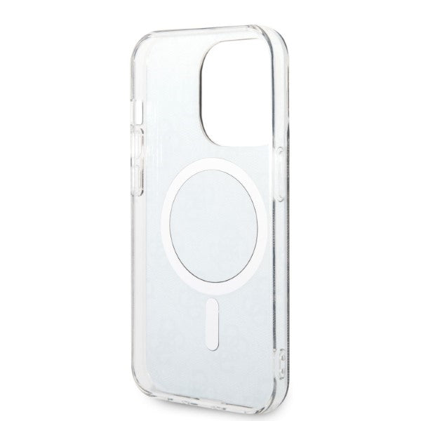 Set Guess GUBPP14XH4EACSK Case+ Charger iPhone 14 Pro Max 6,7" sort/sort hard case 4G Print MagSafe