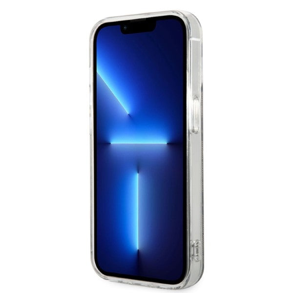 Set Guess GUBPP14XH4EACSW Case+ Charger iPhone 14 Pro Max 6,7" brun/brun hard case 4G Print MagSafe