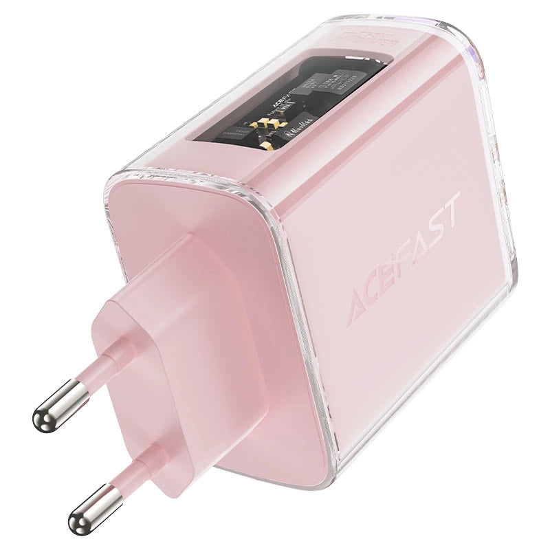 Acefast oplader GaN 65W 3 porte (1xUSB, 2xUSB C) grøn (A45)