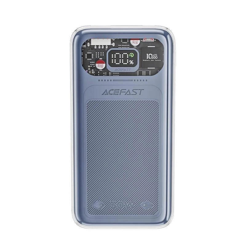 Acefast powerbank 10000mAh Sparkling Series hurtig opladning 30W grå (M1)