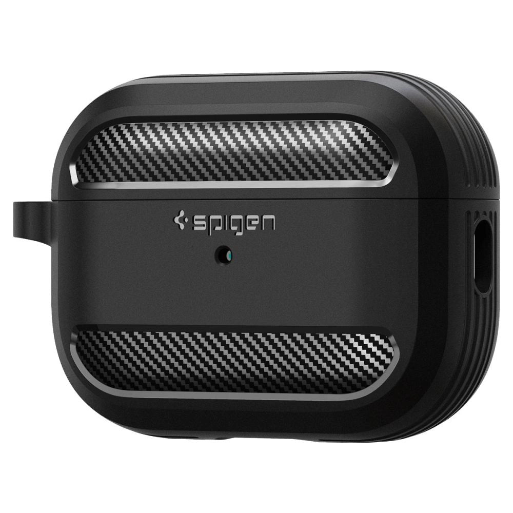 Spigen Rugged Armor Case til Apple AirPods Pro 1 / 2 - Matte Black