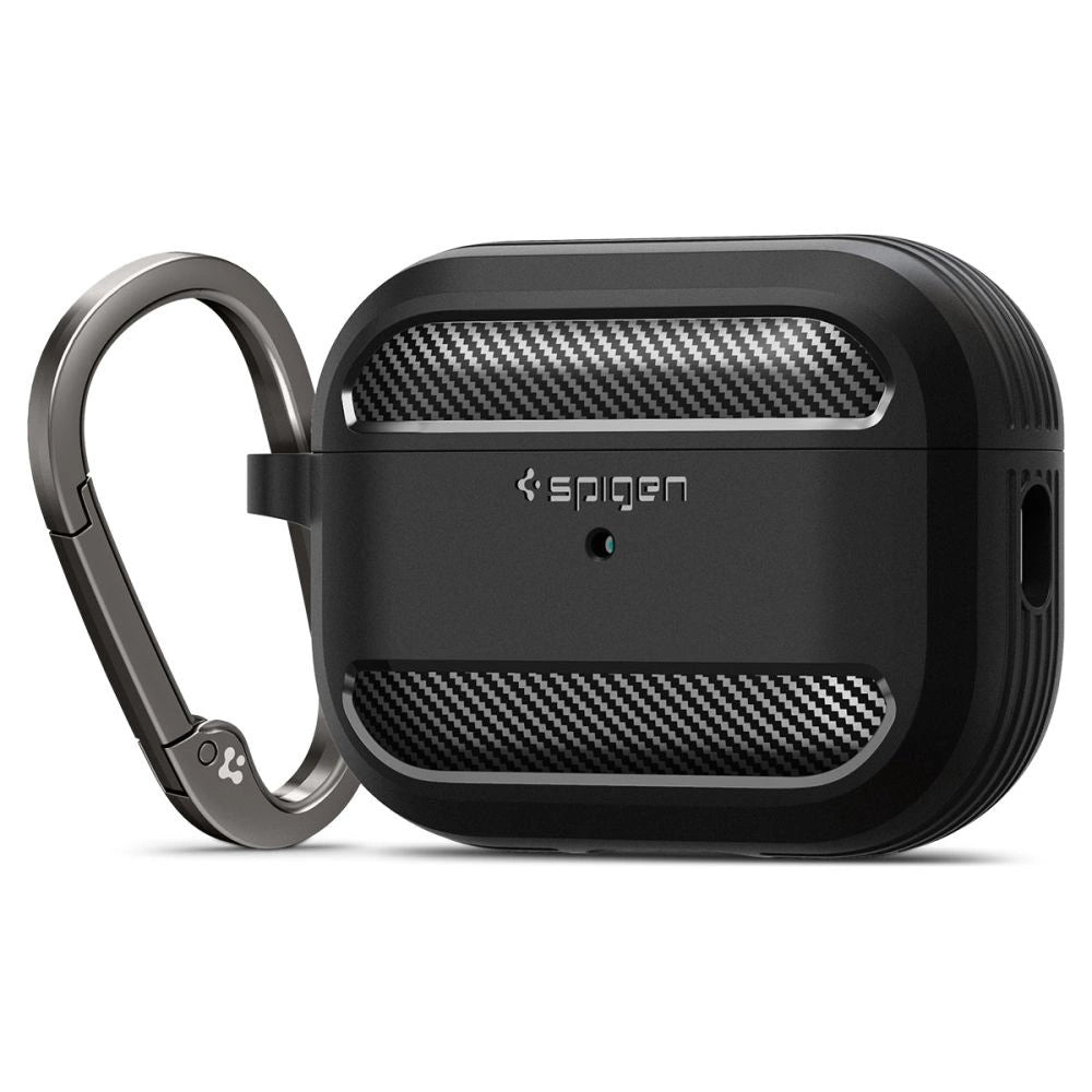 Spigen Rugged Armor Case til Apple AirPods Pro 1 / 2 - Matte Black