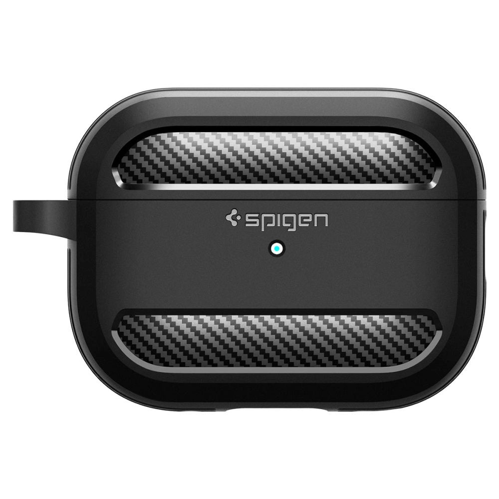 Spigen Rugged Armor Case til Apple AirPods Pro 1 / 2 - Matte Black