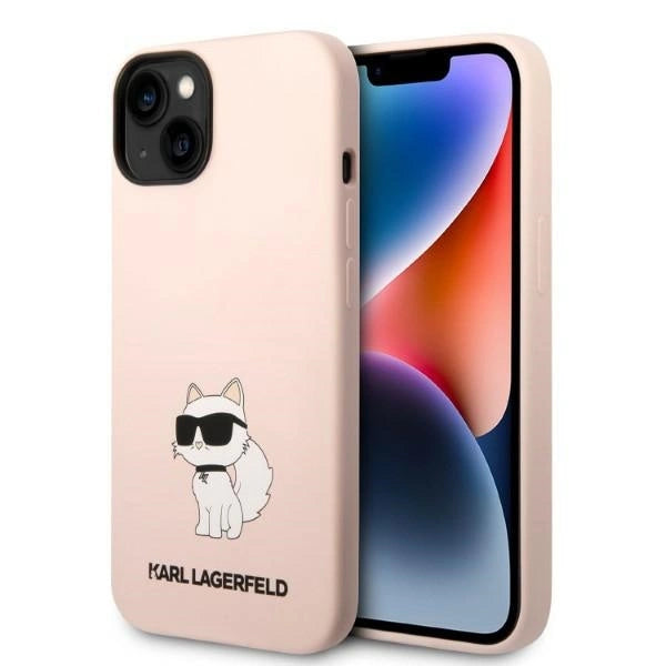 Karl Lagerfeld KLHCP14MSNCHBCP iPhone 14 Plus 6.7" hårdkasse pink/pink Silicone Choupette