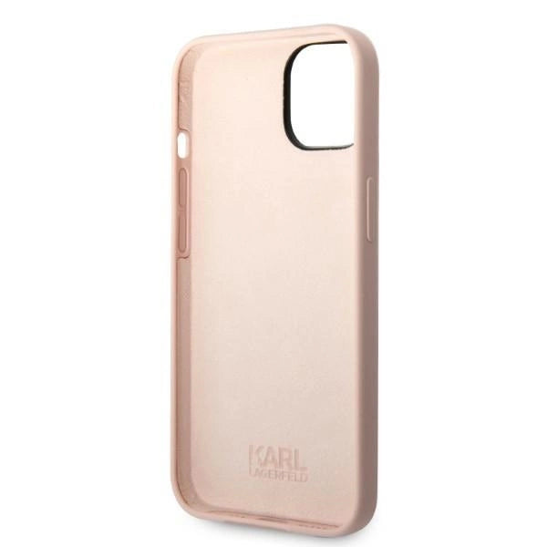 Karl Lagerfeld KLHCP14MSNIKBCP iPhone 14 Plus 6.7" Hardcase pink/pink Silicone Ikonik