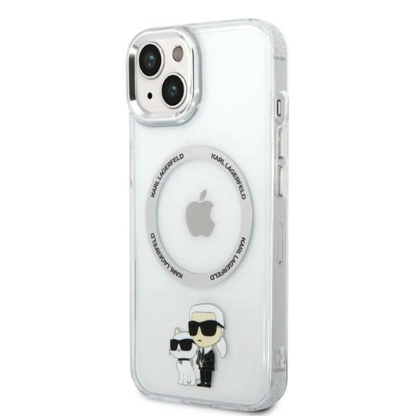 Karl Lagerfeld KLHMP14MHNKCIT iPhone 14 Plus 6.7" Hardcase gennemsigtige ikoniske Karl Choupette Magsafe