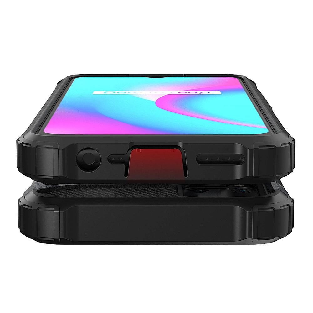 Hybrid Armor case til Realme 10 5G / Realme 9i 5G pansret hybrid case sort