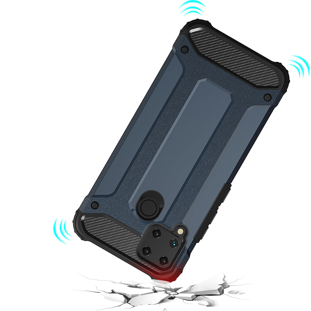 Hybrid Armor case til Realme 10 5G / Realme 9i 5G pansrede hybrid case sort