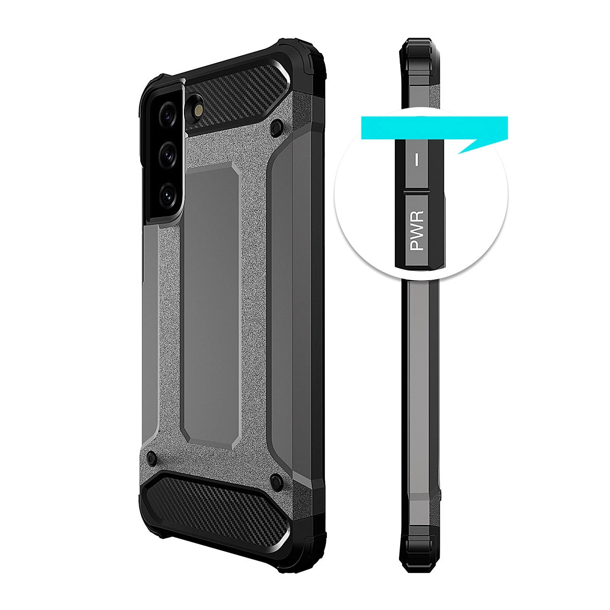 Hybrid Armor case til Samsung Galaxy S23 pansret hybrid cover blå