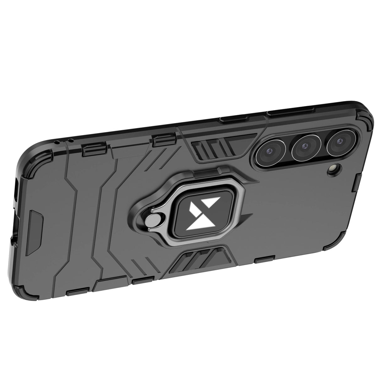 Wozinsky Ring Armor case til Samsung Galaxy S23 pansret cover magnetisk holder ring sort