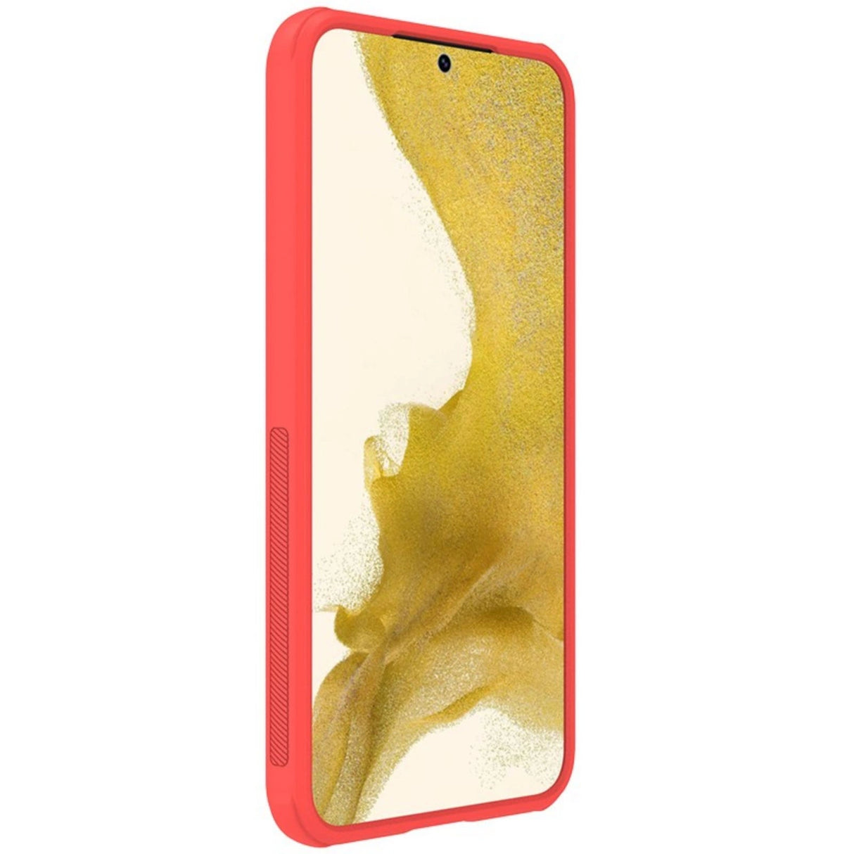 Nillkin Super Frosted Shield Pro-kasse til Samsung Galaxy S23+ pansret cover + telefonstativ rød