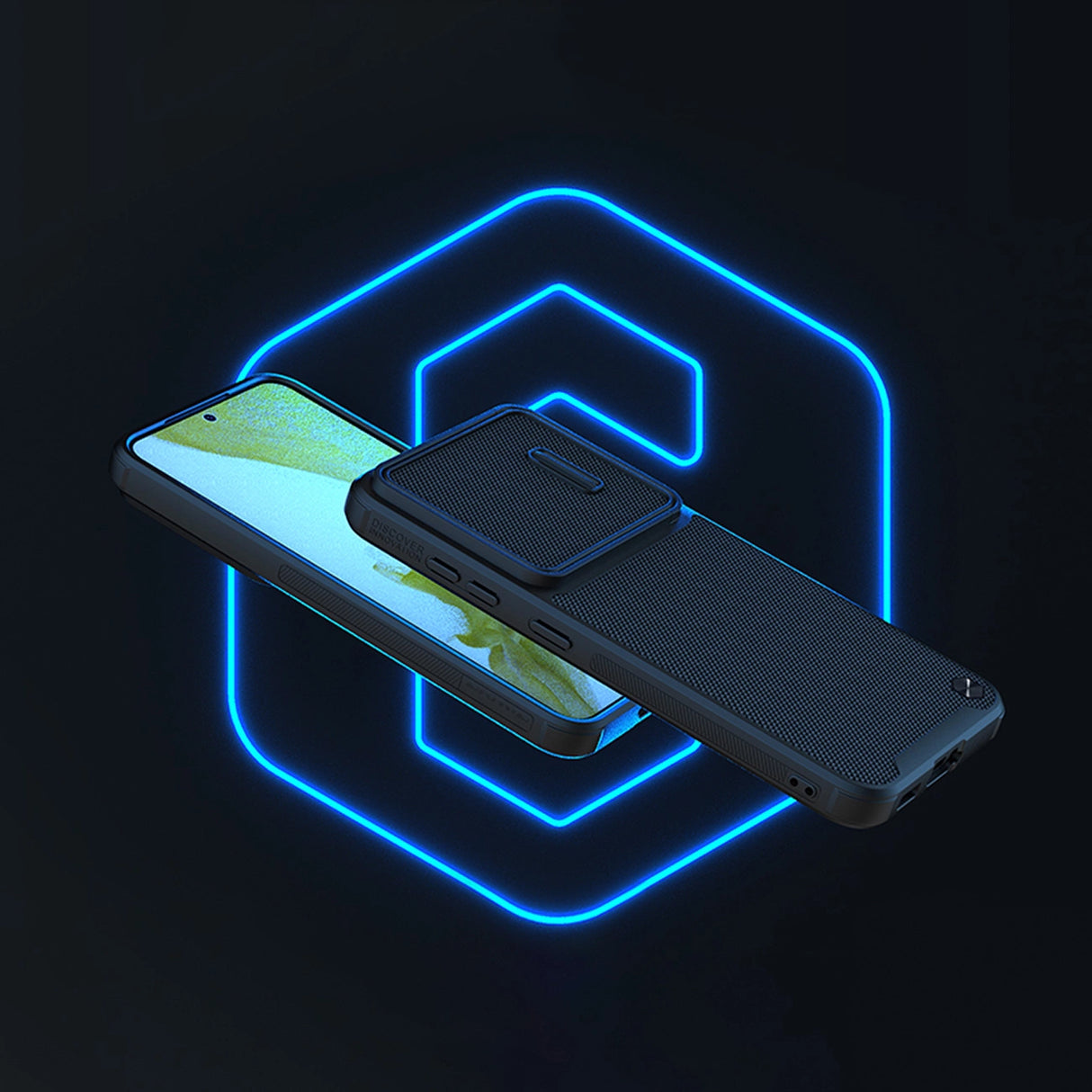 Nillkin Textured S Case til Samsung Galaxy S23+ pansret cover med kamera cover sort